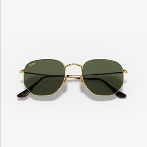 RAY-BAN RB3548N HEXAGONAL FLAT LENSES